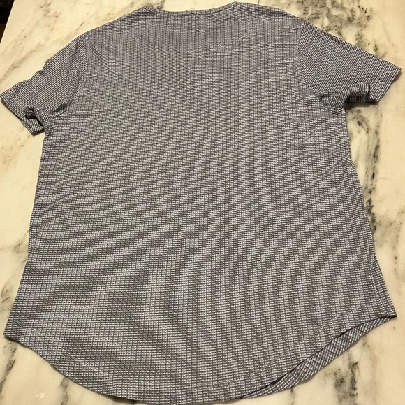 L Slim fit Con.struct short sleeve Henley shirt Men’s Large - Picture 5 of 11